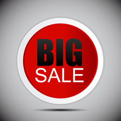 Big Sale Label Vector Illustration