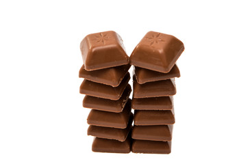 chocolate with strawberry filling