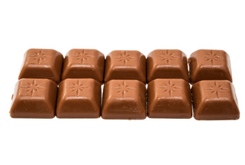 chocolate with strawberry filling