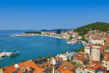 Obraz premium Skyview Split, Croatia