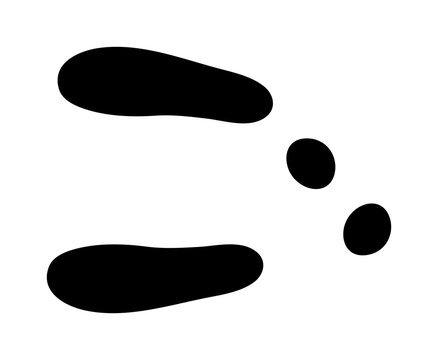 Трафареты Следы зайца 25 фото