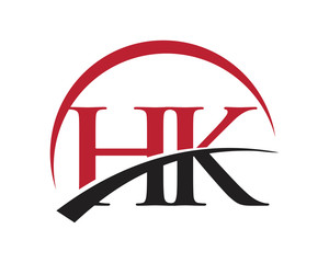 HK red letter logo swoosh
