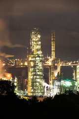 Fototapeta premium 工場夜景