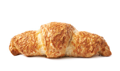 Cheese croissant isolated
