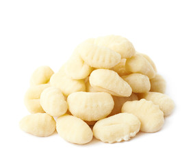 Pile of gnocchi dough dumplings