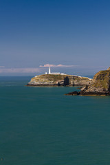 Fototapeta na wymiar South Stack with lighthouse