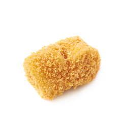 Breaded crab ball isolated