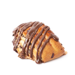 Roll bun pastry isolated