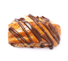 Roll bun pastry isolated