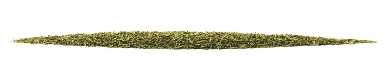 Line of dried dill seasoning