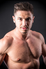 Fototapeta premium Muscular young man