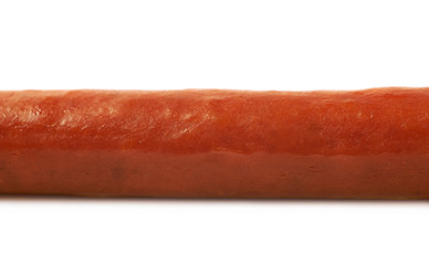 Meat sausage stick snack isolated