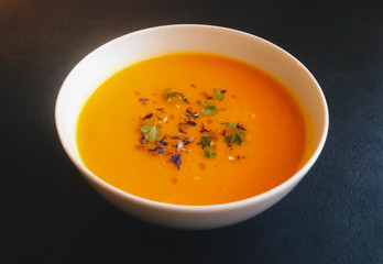 Colored Carrot Soup