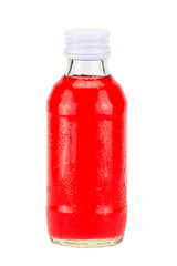 Red beverage drink isolated