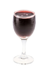 Wine glass isolated