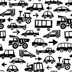  Seamless Car Pattern