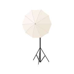 Flash umbrella equipment icon, cartoon style