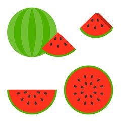 Vector illustration of watermelon