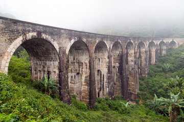 Obraz premium Rail road bridge Demodara Nine Arch Bridge