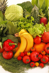 新鮮な野菜と果物