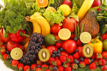 新鮮な野菜と果物