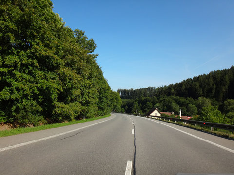 Road in summer