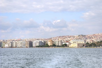 Obraz premium Panorama of city Thessaloniki