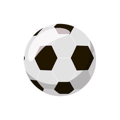 Fototapeta premium Soccer ball icon, cartoon style