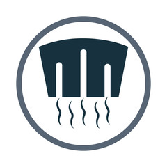 Obraz premium Water energy dam icon