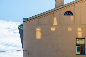wall with free space and a window