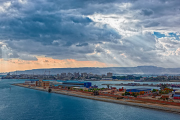 Fototapeta na wymiar Port Tawfik, Egypt
