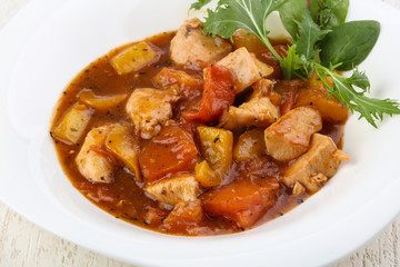 Stir-fry chicken breast