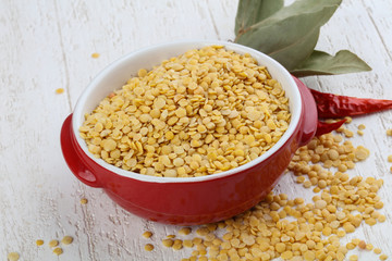 Yellow lentils