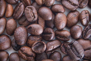 Coffee beans background