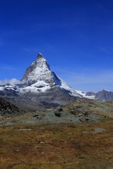 Matterhorn from Ruffelberg in Switzerland