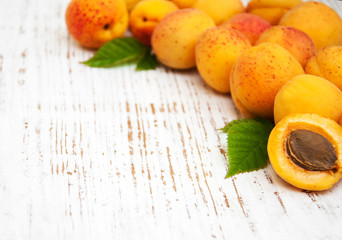 Fresh apricots
