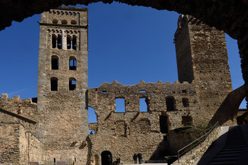 Benedictine monastery of Sant Pere de Rodes, Girona province, Ca