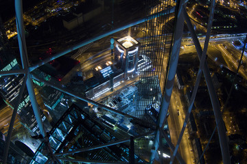 View of Moscow with high-rise buildings