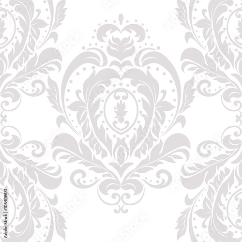 Vintage Damask Elegant Classic Ornament Pattern Luxury Texture For