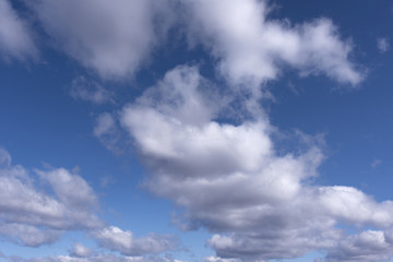 Naklejka na ściany i meble blue sky with clouds 6