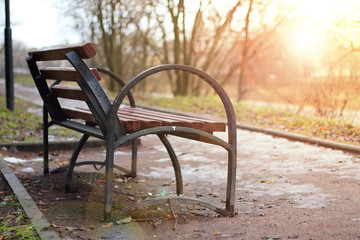 Sunset Park Bench