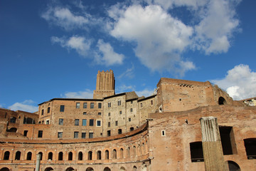 Fototapeta premium Rome,Italy,Mercatus Traiani,spring.