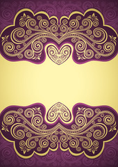 Vintage floral background.