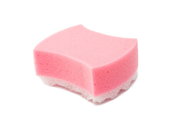 pink bath sponge