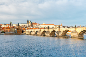 Fototapeta na wymiar Prague. View of the old city.
