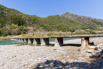 高知県四万十市　半家沈下橋