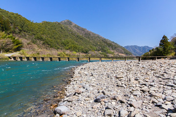 高知県四万十市　半家沈下橋