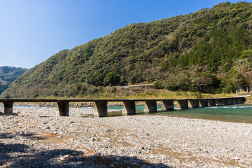高知県四万十市　半家沈下橋