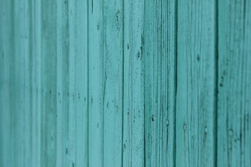 Fototapeta na wymiar Старые деревянные стены и пол, светло зеленый текстурированный деревянный фон