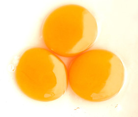 Egg yolk closeup background
